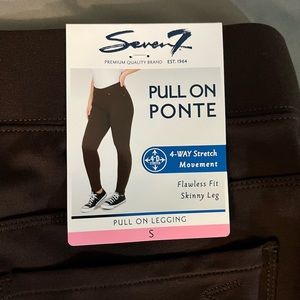 Seven 7 pull on ponte pants small